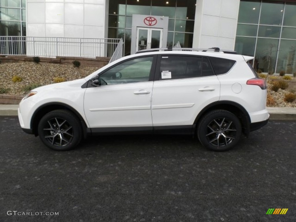 Super White 2017 Toyota RAV4 SE AWD Exterior Photo #118717845