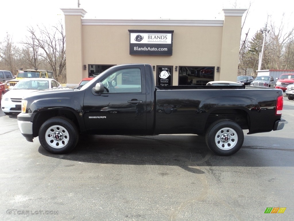 2012 Sierra 1500 Regular Cab - Onyx Black / Dark Titanium photo #1