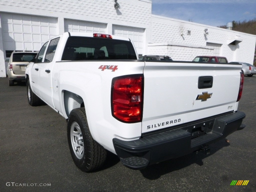 2017 Silverado 1500 WT Crew Cab 4x4 - Summit White / Jet Black photo #6