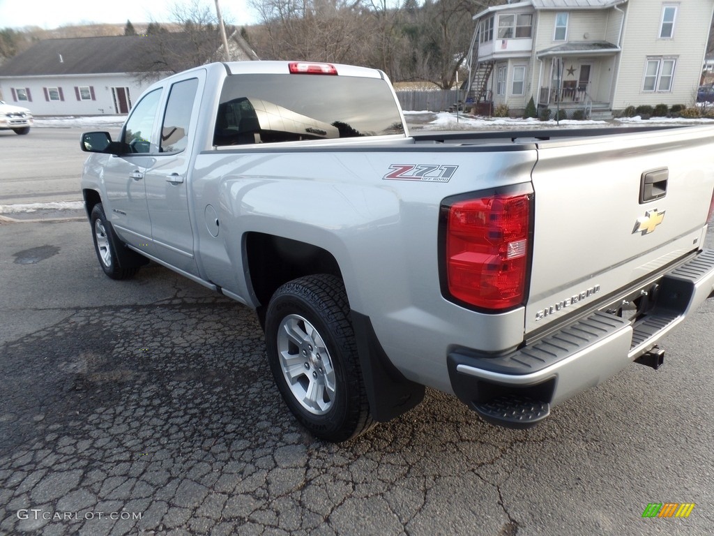 2017 Silverado 1500 LT Double Cab 4x4 - Silver Ice Metallic / Dark Ash/Jet Black photo #6