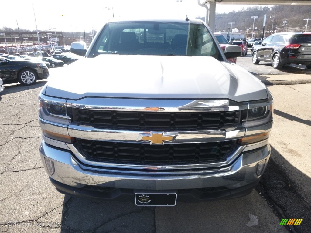 2017 Silverado 1500 LT Double Cab 4x4 - Silver Ice Metallic / Jet Black photo #7