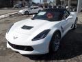 Arctic White - Corvette Grand Sport Convertible Photo No. 4
