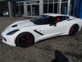 2017 Arctic White Chevrolet Corvette Stingray Coupe  photo #1