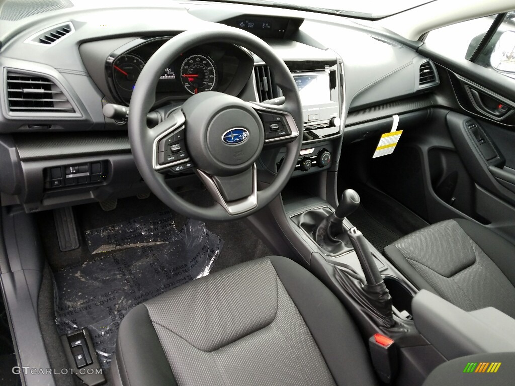 Black Interior 2017 Subaru Impreza 2.0i 4-Door Photo #118721556