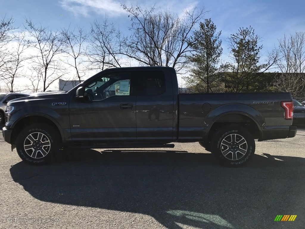 2017 F150 XLT SuperCab 4x4 - Magnetic / Black photo #1