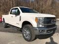 White Platinum 2017 Ford F350 Super Duty Lariat SuperCab 4x4 Exterior