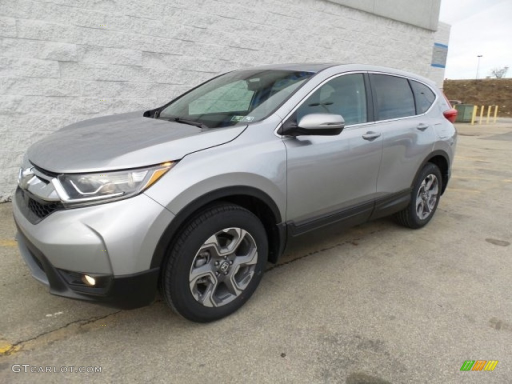 2017 CR-V EX-L AWD - Lunar Silver Metallic / Gray photo #5