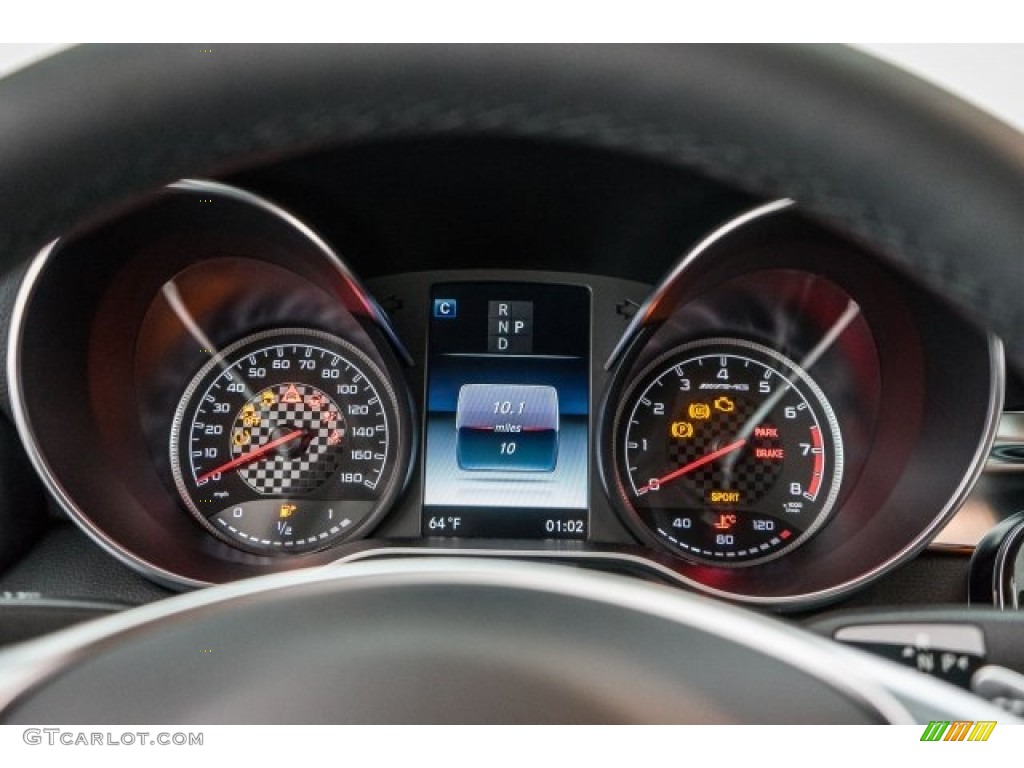 2017 Mercedes-Benz C 43 AMG 4Matic Cabriolet Gauges Photo #118724301
