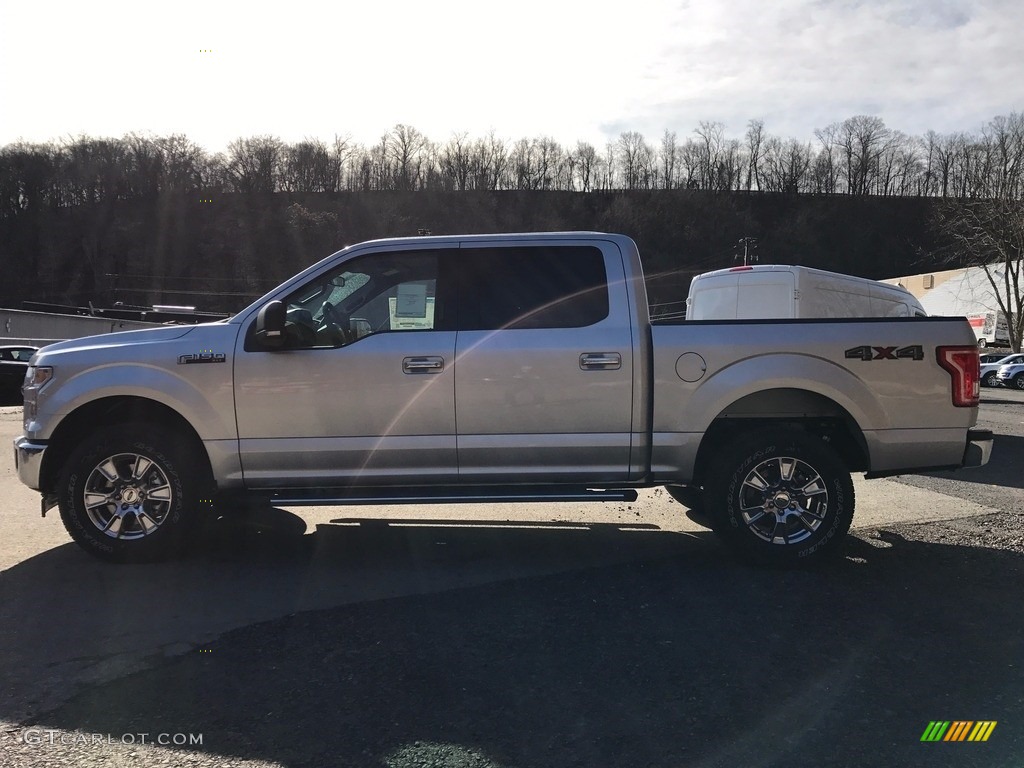 2017 F150 XLT SuperCrew 4x4 - Ingot Silver / Earth Gray photo #1