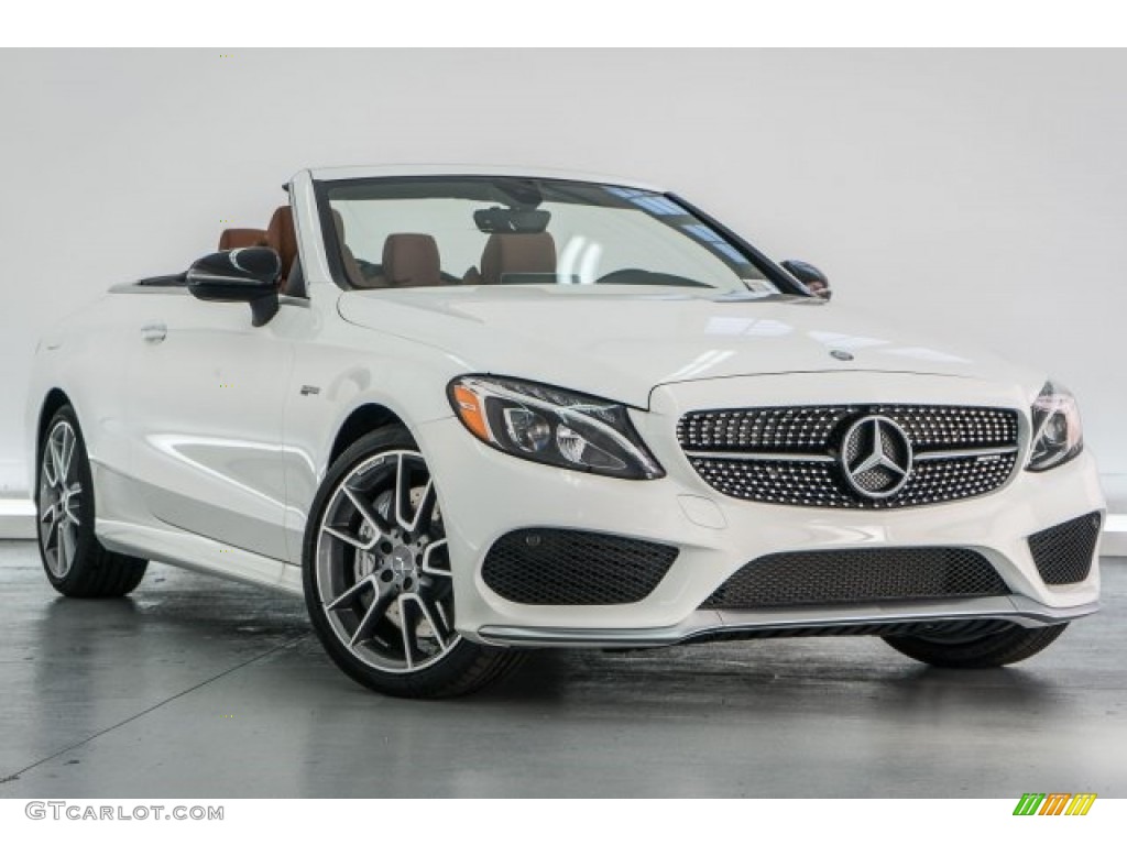 Polar White 2017 Mercedes-Benz C 43 AMG 4Matic Cabriolet Exterior Photo #118724430