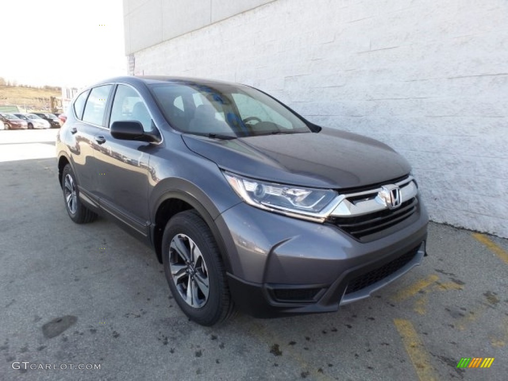 2017 CR-V LX AWD - Modern Steel Metallic / Gray photo #1