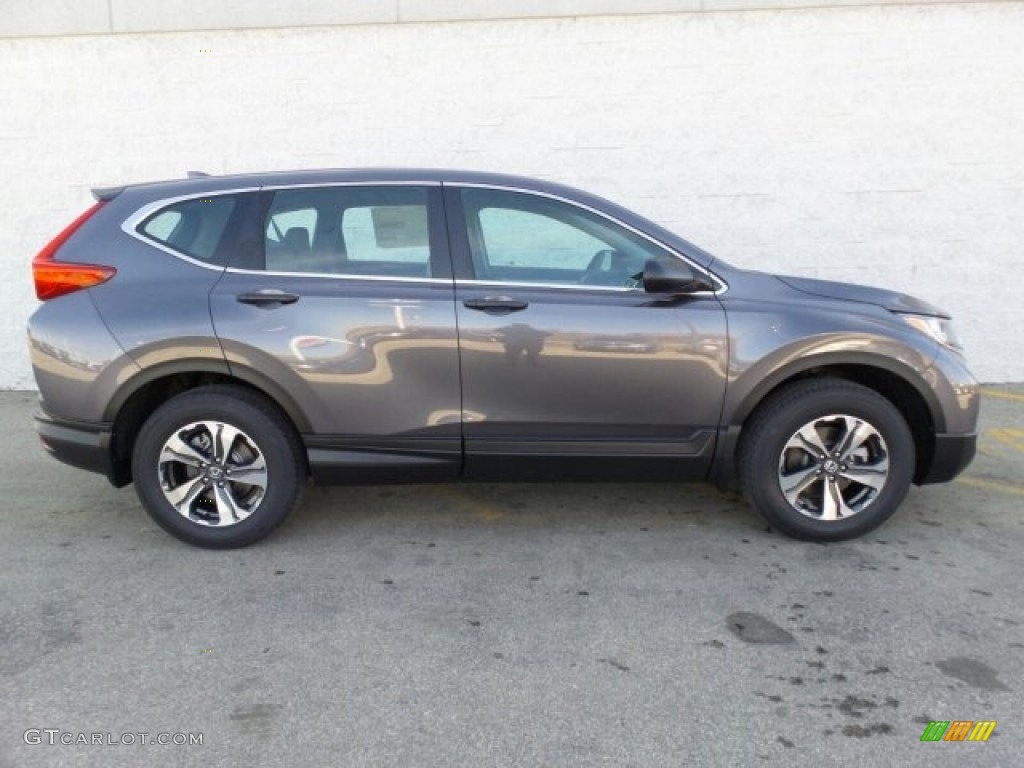 2017 CR-V LX AWD - Modern Steel Metallic / Gray photo #2