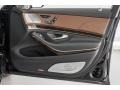 2017 Mercedes-Benz S Nut Brown/Black Interior Door Panel Photo
