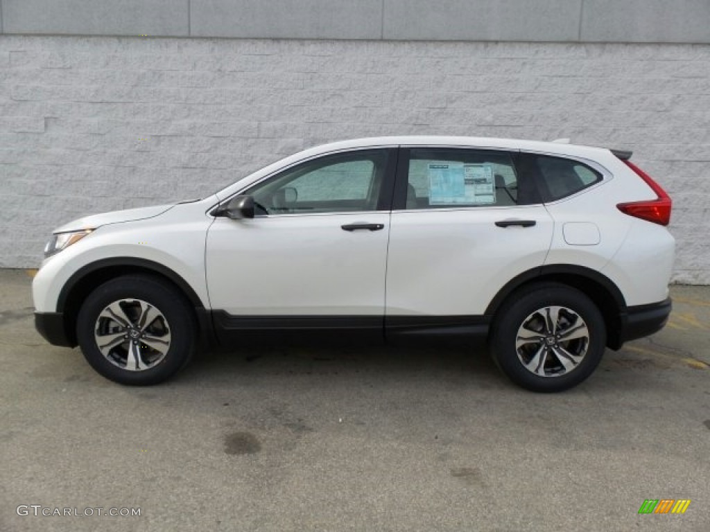 2017 CR-V LX AWD - White Diamond Pearl / Ivory photo #6