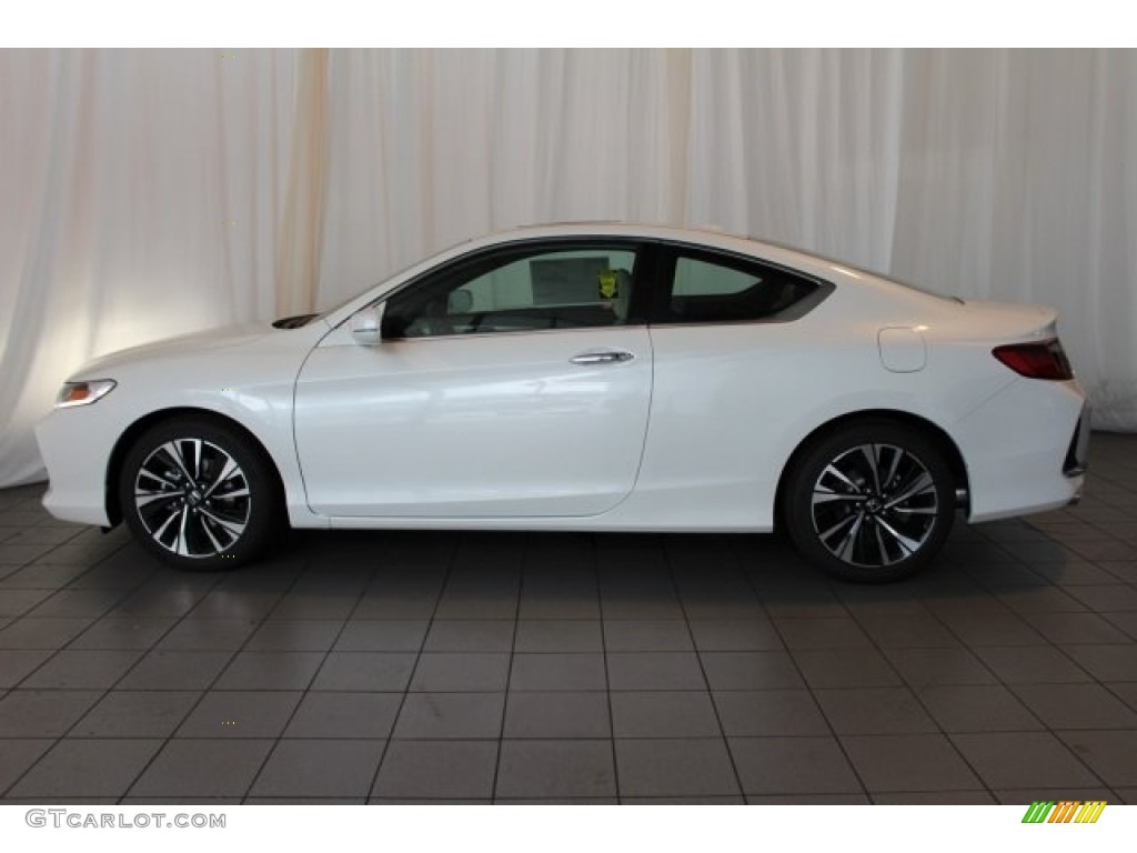 2017 Accord EX-L Coupe - White Orchid Pearl / Black photo #5