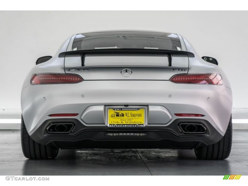 2017 AMG GT S Coupe - designo Iridium Silver Magno (Matte) / Red Pepper/Black photo #3