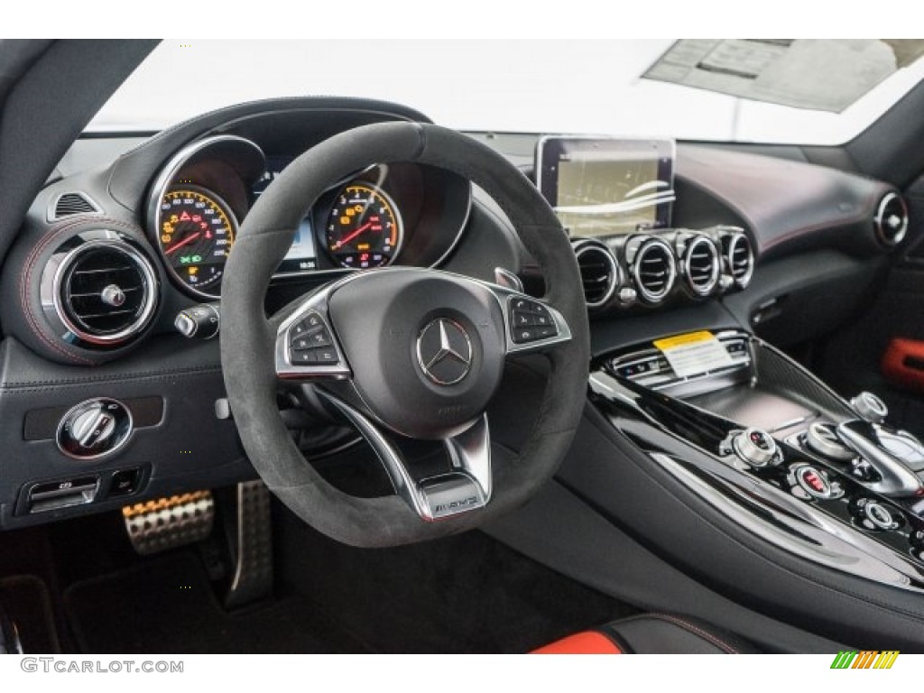 2017 Mercedes-Benz AMG GT S Coupe Red Pepper/Black Dashboard Photo #118726290