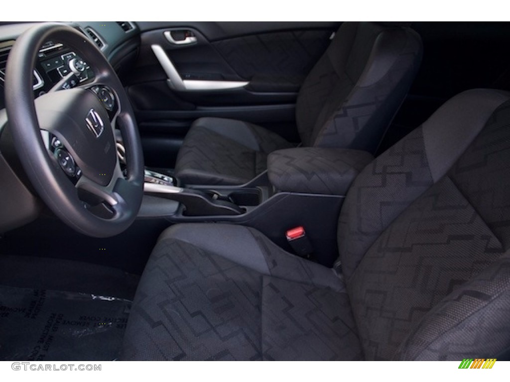 2013 Civic LX Coupe - Polished Metal Metallic / Black photo #3