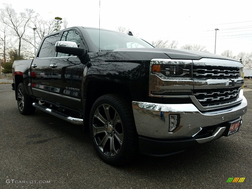 2017 Silverado 1500 LTZ Crew Cab 4x4 - Black / Jet Black photo #1