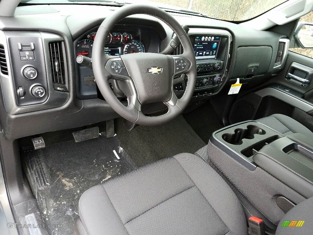 2017 Silverado 1500 LT Crew Cab 4x4 - Pepperdust Metallic / Jet Black photo #9