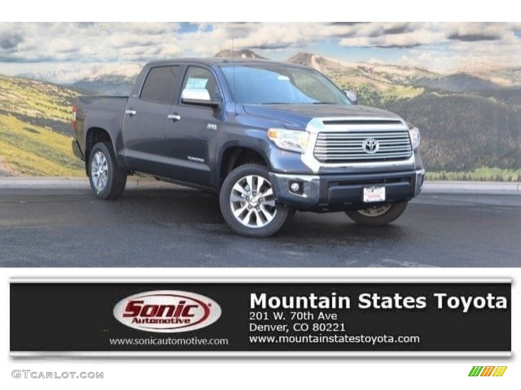 2017 Tundra Limited CrewMax 4x4 - Magnetic Gray Metallic / Black photo #1