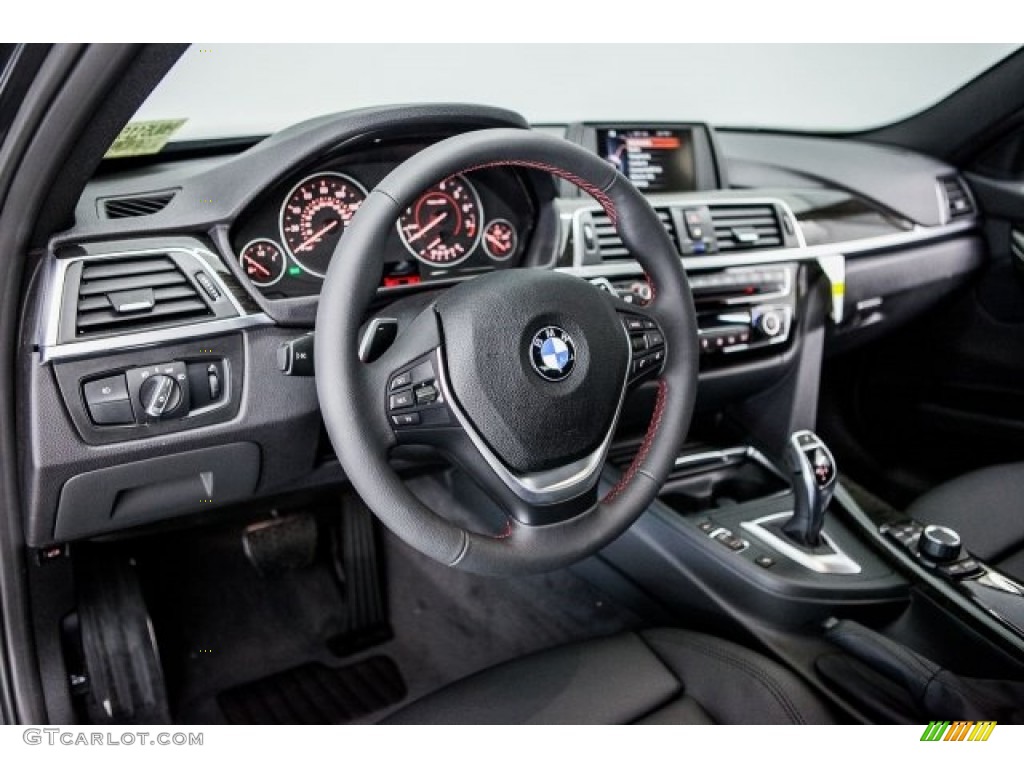 2017 BMW 3 Series 330i Sedan Black Dashboard Photo #118729395