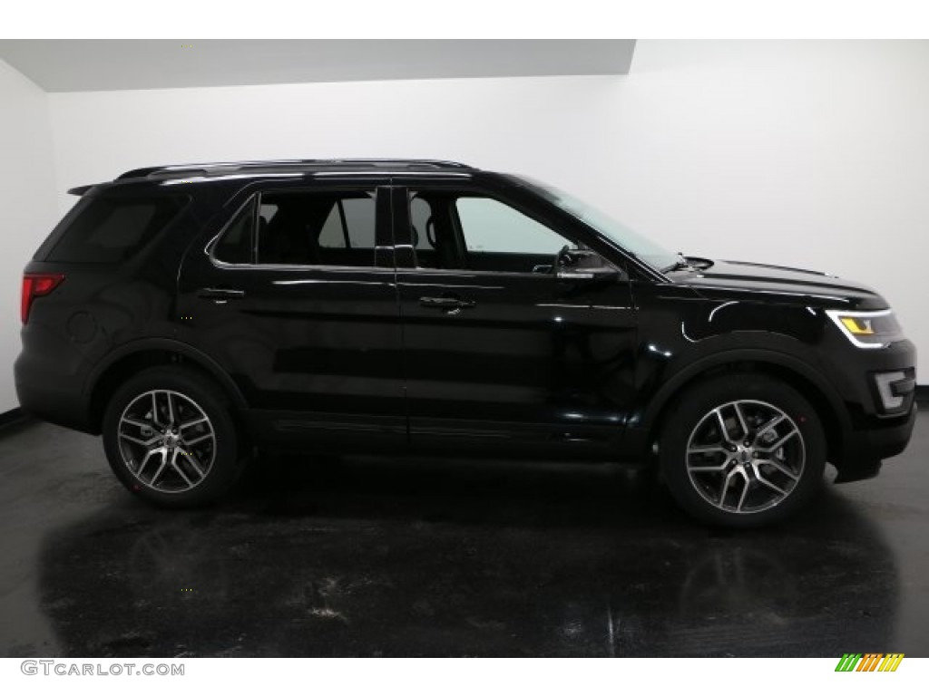 2017 Explorer Sport 4WD - Shadow Black / Ebony Black photo #1