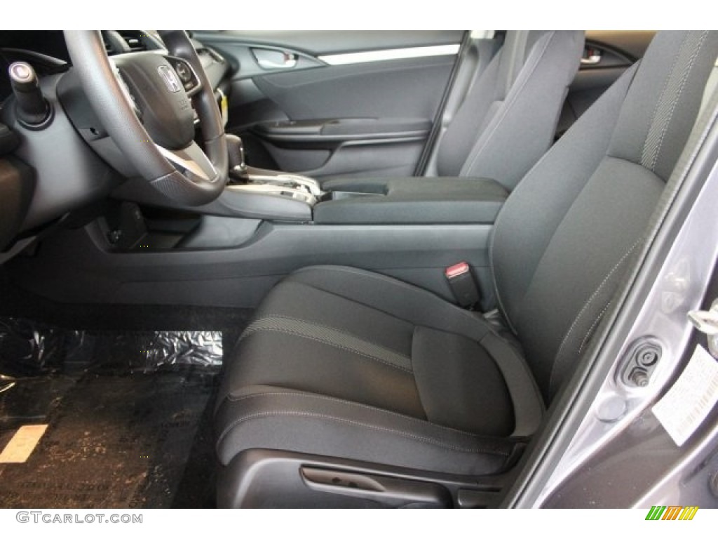 2017 Civic EX Sedan - Modern Steel Metallic / Black photo #9