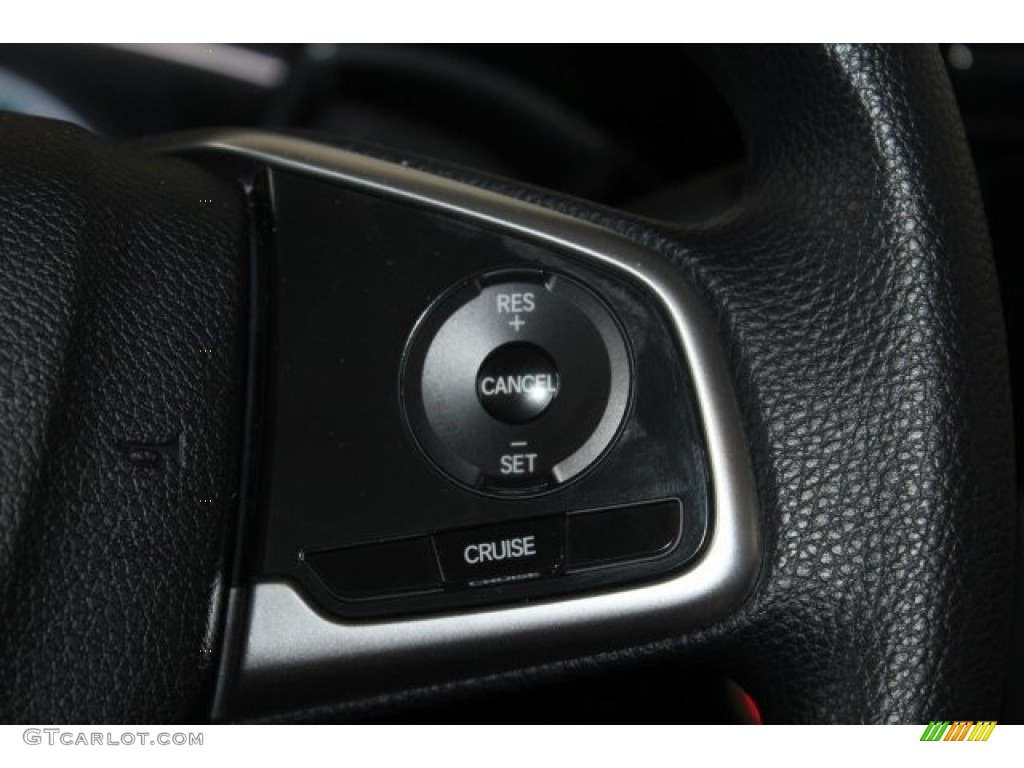 2017 Civic EX Sedan - Modern Steel Metallic / Black photo #13