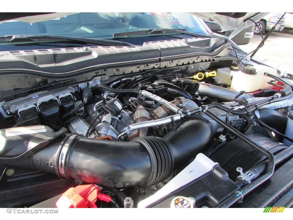 2017 Ford F550 Super Duty XL Regular Cab 4x4 Crane Truck Engine Photos