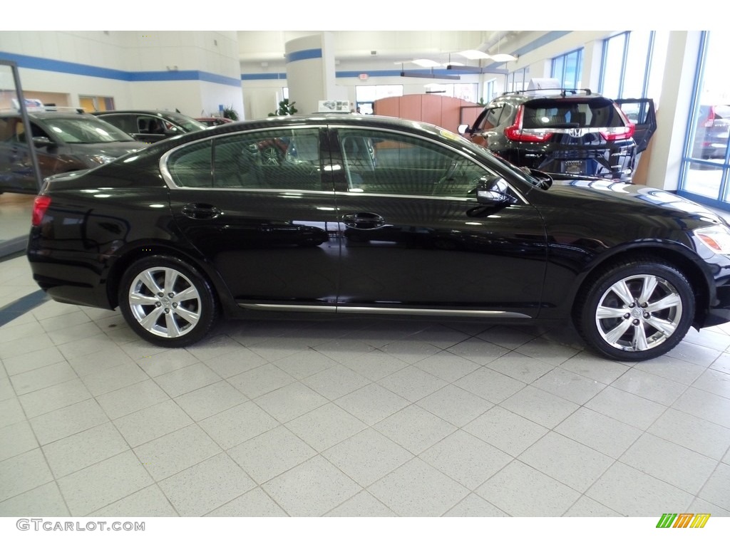 2008 GS 350 AWD - Black Sapphire Pearl / Black photo #4