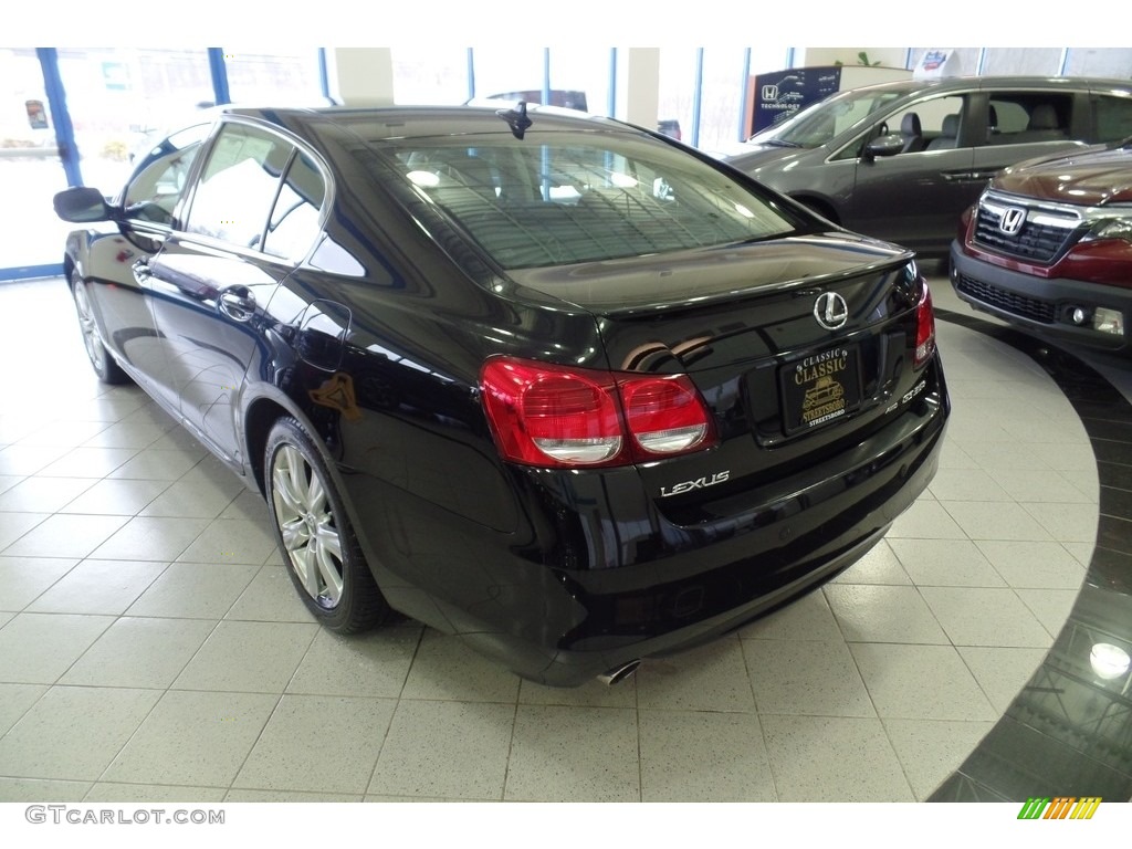 2008 GS 350 AWD - Black Sapphire Pearl / Black photo #10