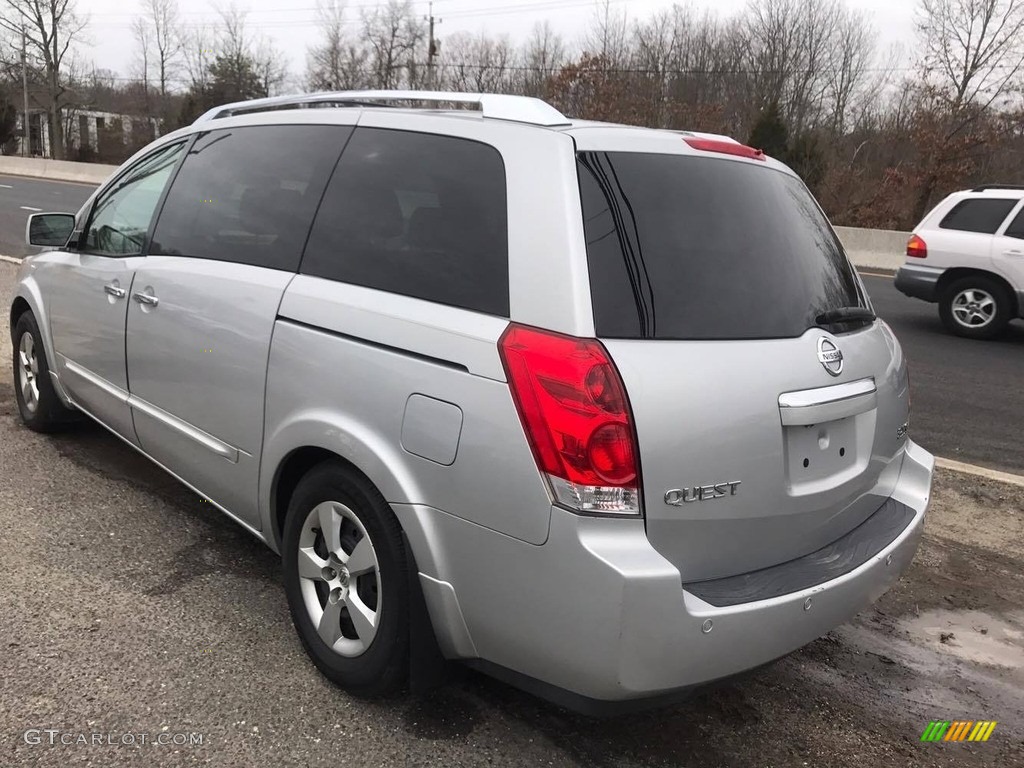 2007 Quest 3.5 S - Silver Mist Metallic / Gray photo #4
