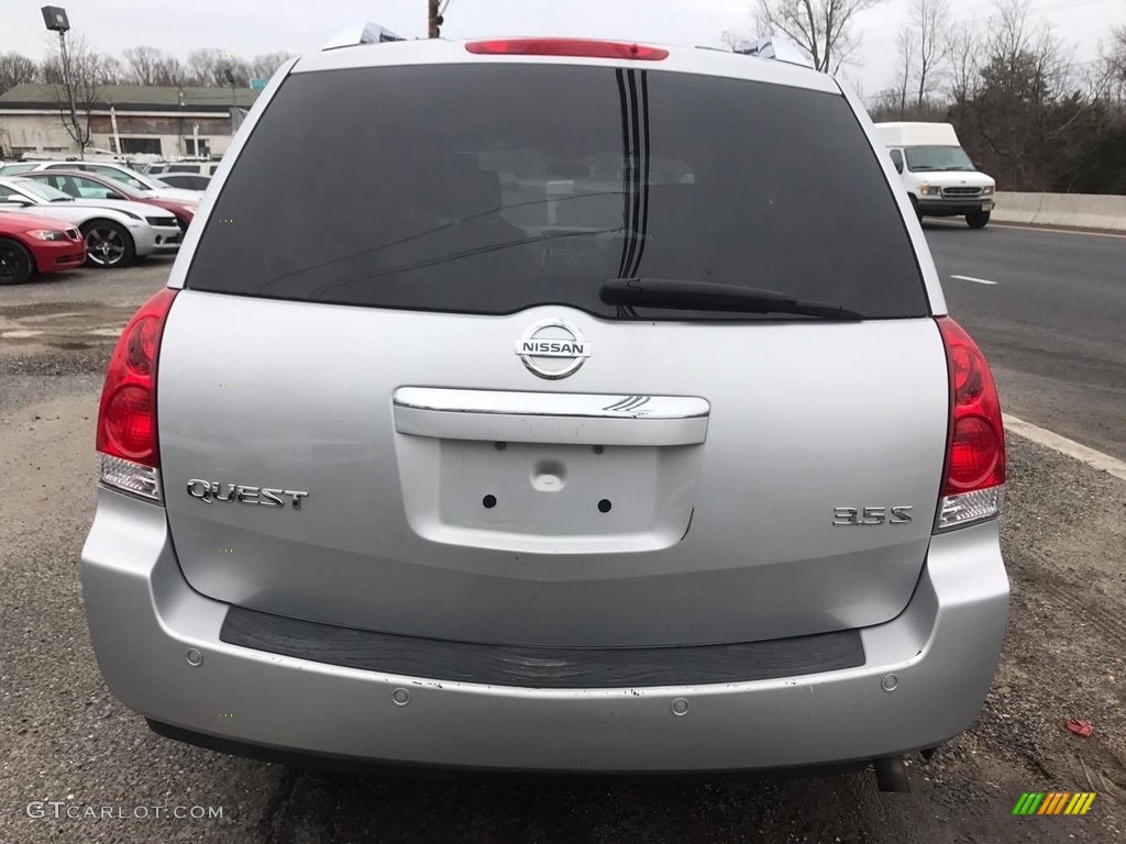 2007 Quest 3.5 S - Silver Mist Metallic / Gray photo #5