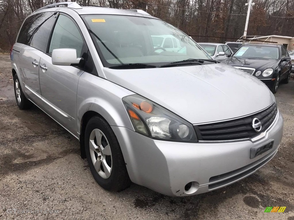 2007 Quest 3.5 S - Silver Mist Metallic / Gray photo #8