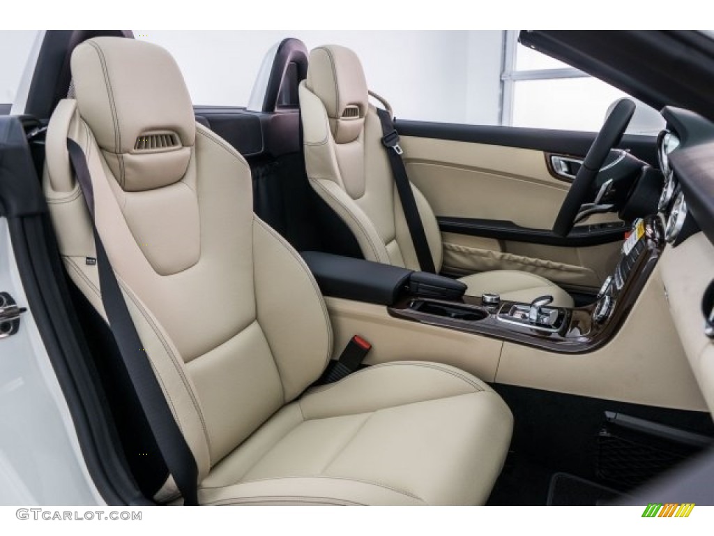 Sahara Beige Interior 2017 Mercedes-Benz SLC 300 Roadster Photo #118734315