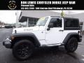 Bright White 2015 Jeep Wrangler Willys Wheeler 4x4