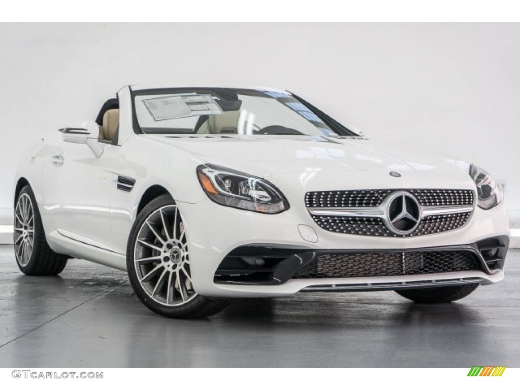 Polar White 2017 Mercedes-Benz SLC 300 Roadster Exterior Photo #118734507