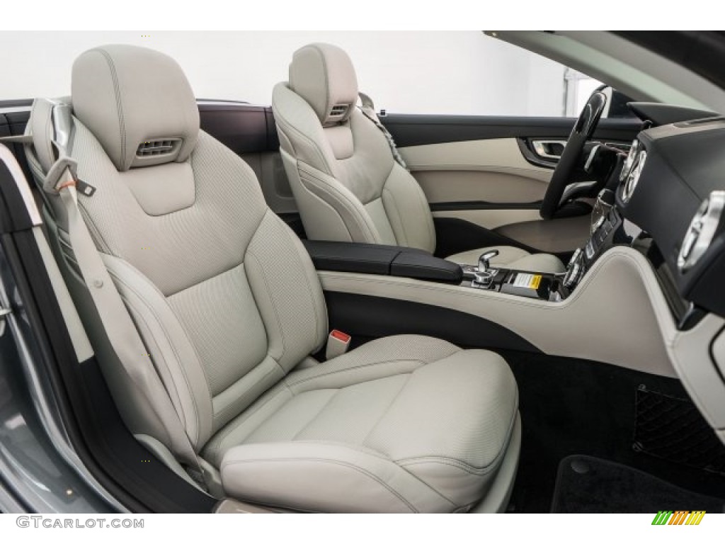 Crystal Grey/Black Interior 2017 Mercedes-Benz SL 450 Roadster Photo #118734552