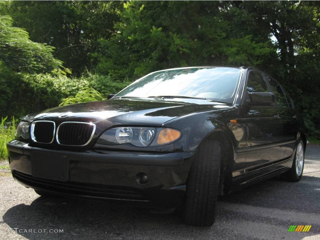 2004 3 Series 325i Sedan - Jet Black / Black photo #4
