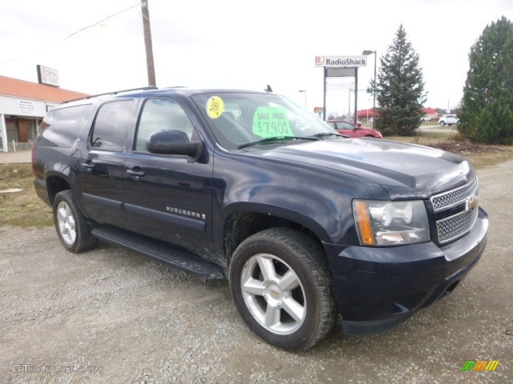 2007 Suburban 1500 LS 4x4 - Dark Blue Metallic / Light Titanium/Dark Titanium photo #12