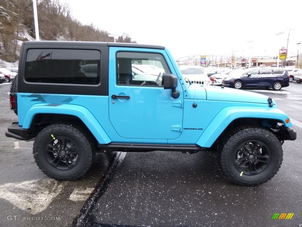 2017 Wrangler Winter Edition 4x4 - Chief Blue / Black photo #8