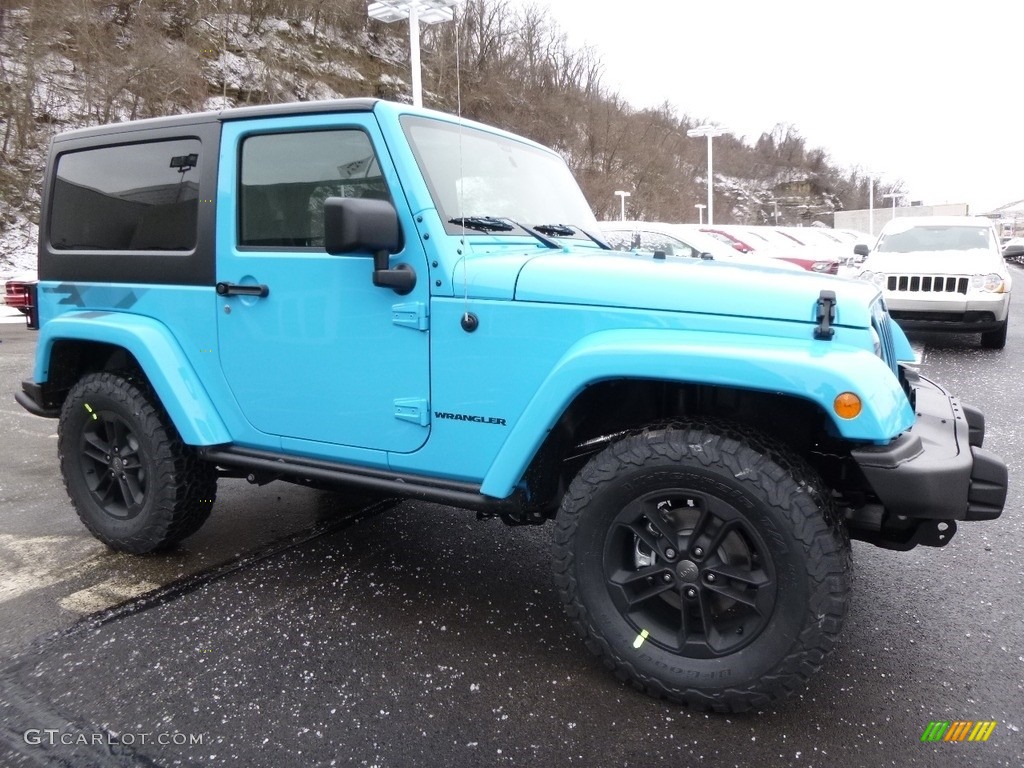 2017 Wrangler Winter Edition 4x4 - Chief Blue / Black photo #9