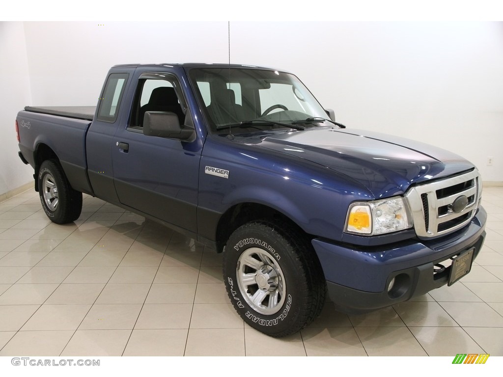 2009 Ranger XLT SuperCab 4x4 - Vista Blue Metallic / Medium Dark Flint photo #1