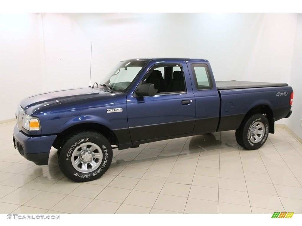 2009 Ranger XLT SuperCab 4x4 - Vista Blue Metallic / Medium Dark Flint photo #3