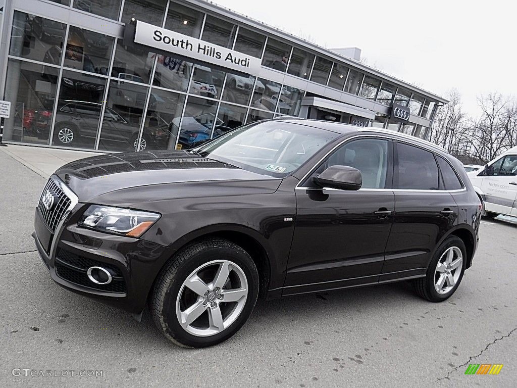 2012 Q5 3.2 FSI quattro - Teak Brown Metallic / Cardamom Beige photo #1