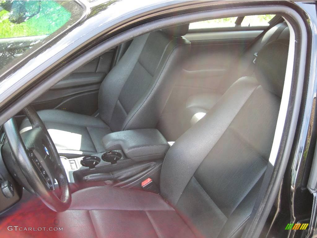 2004 3 Series 325i Sedan - Jet Black / Black photo #16