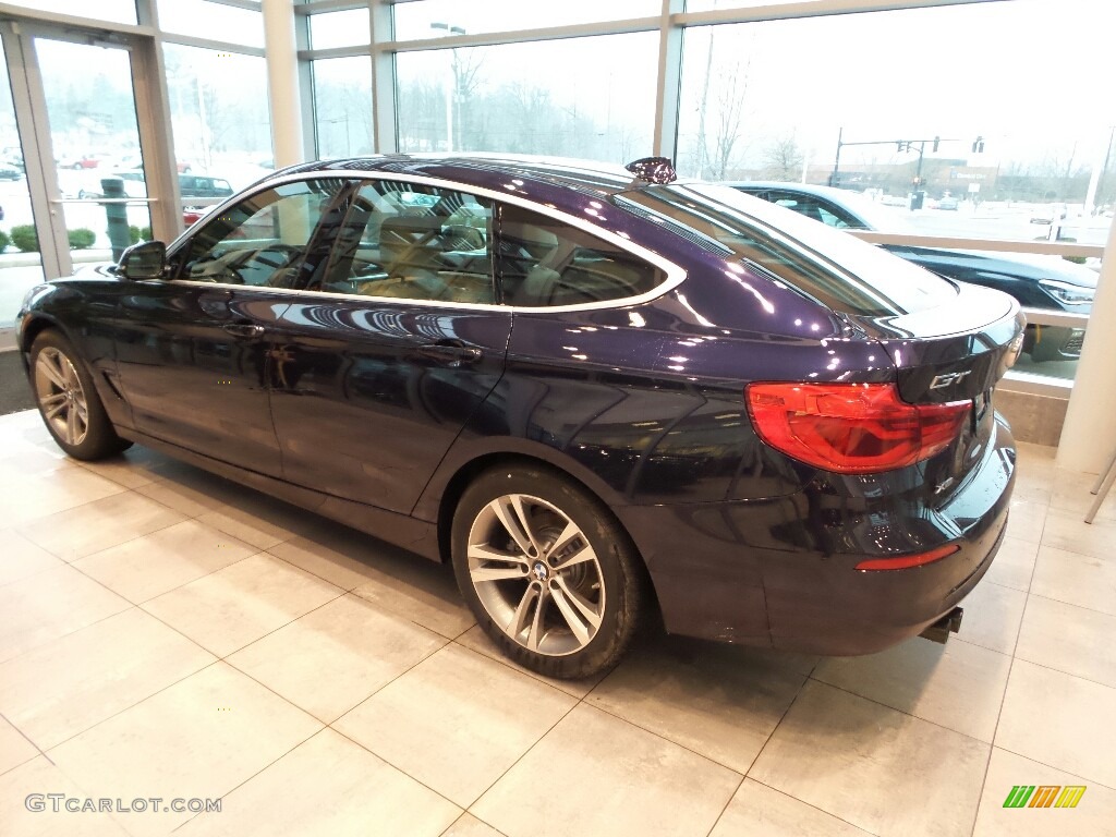 2017 3 Series 330i xDrive Gran Turismo - Imperial Blue Metallic / Venetian Beige/Black photo #2