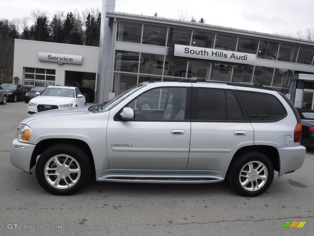 2007 Envoy Denali 4x4 - Silver Mist Metallic / Light Gray photo #2