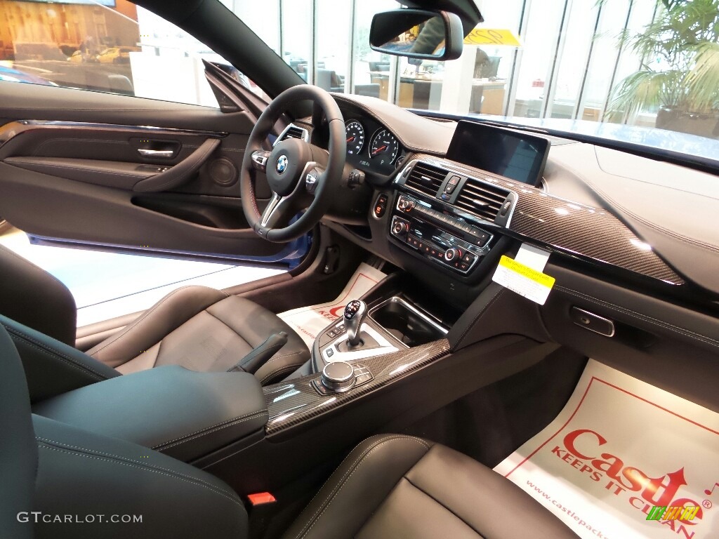 2017 BMW M4 Coupe Black Dashboard Photo #118739544